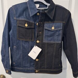 Balmain Two-Tone Denim Jacket Youth 10/12